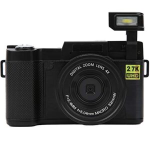 zunate wifi digital camera, 48mp compact camera, 2.7k hd video recorder household digital camera, 800mah, mirrorless camera with 180 degree rotatable flip screen