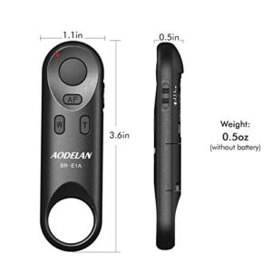 AODELAN Camera Remote Control for Canon EOS RP, EOS R, R5, R6, M50, M50 II, 6D Mark II, 77D, 850D, 800D, 200D, 250D, EOS Rebel SL2, Rebel T7i, T8i, 90D, EOS M6 Mark II, SX70 HS; Replaces Canon BR-E1