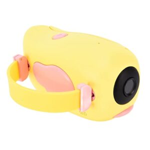 entatial kids camera, 400mah battery children digital camera safe abs 100° viewing angle for gift for toy(yellow)