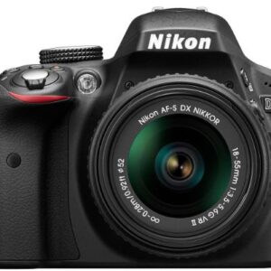 Nikon D3300 Digital SLR Camera with 18-55mm VR II Lens Kit - Black (24.2MP) 3.0 inch LCD