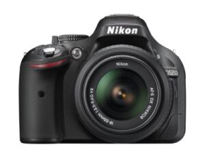 nikon d5200 24.1 mp cmos digital slr with 18-55mm f/3.5-5.6 af-s dx vr nikkor zoom lens (black) (discontinued by manufacturer)