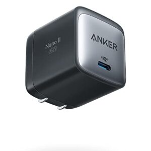 Anker USB C Charger, 713 Charger (Nano II 45W), GaN II PPS Fast Compact Foldable Charger for MacBook Pro 13, Galaxy S22/S22+/S22 Ultra/S21, Note 20/10, iPhone 13/Pro/Pro Max, Steam Deck, and More