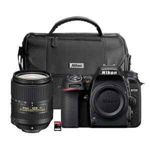 nikon d7500 20.9mp dslr camera with af-s dx nikkor 18-300mm f/3.5-6.3g ed vr lens, black