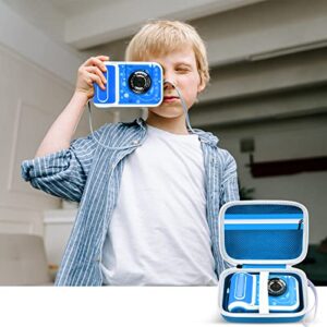 casmilee Kids Instant Camera Case Compatible with VTech/KidiZoom PrintCam & Thermal Rolls Print Camera Refill Paper, Creator Cam Accessories Travel Storage- Bag Only (Blue)