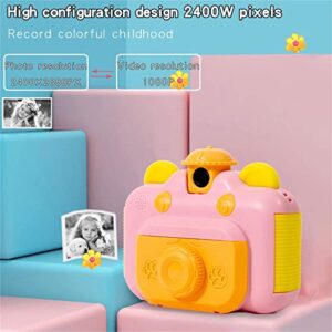 certainPL Kids Printer Camera,2.4-inch Selfie Camera Printing 1200 mAh HD IPS Screen Digital Toy Camera for Toddlers Childrens Boys Girls Christmas Birthday Gifts (Blue)