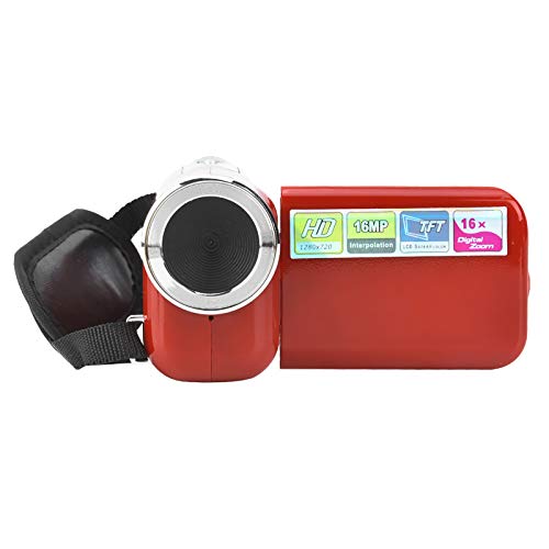 Digital Video Camera Portable Children High-Definition Digital Video Camera Suitable for Mountaineering and Running(red)