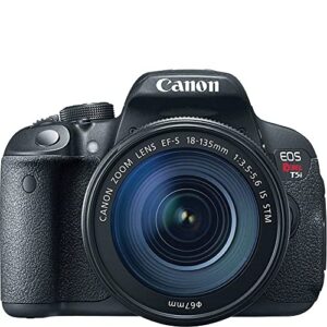 canon eos rebel t5i 18-55mm is stm kit (black)