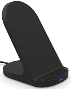 yw yuwiss 15w fast wireless charger wireless phone charger stand compatible with apple iphone 14 13 12/12 pro max/ 11pro/11pro max, samsung galaxy s22 s21 s20