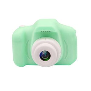 hopwin kids mini camera toy, hd digital video cameras for boys girls, portable children video record camera with 512mb sd-card, multiple photo frames (one size, green)