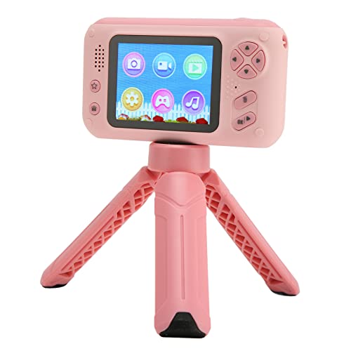 Kids Camera, Kids Digital Camera for Girls and Boys, Multifunction Front Back 180 Degree Angles Photo Video MP3 Digital Mini Camera for 3 to 12 Years Old