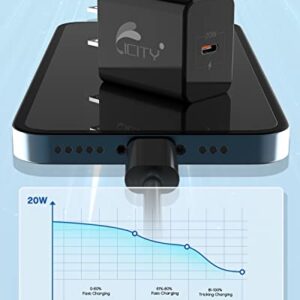 USB C Wall Charger(2 Pack) - 20W USB C Charger PD Fast Charger Block Compatible with iPhone 13