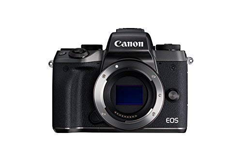 Canon EOS M5 Mirrorless Wi-Fi Enabled, Built-in Bluetooth Digital Camera Body Only International Version (Renewed)