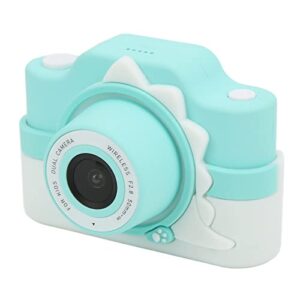 jovenn wifi cartoon camera toy, portable high definition anti fall 750mah rechargeable abs kids digital camera 24mp dual camera for gifts