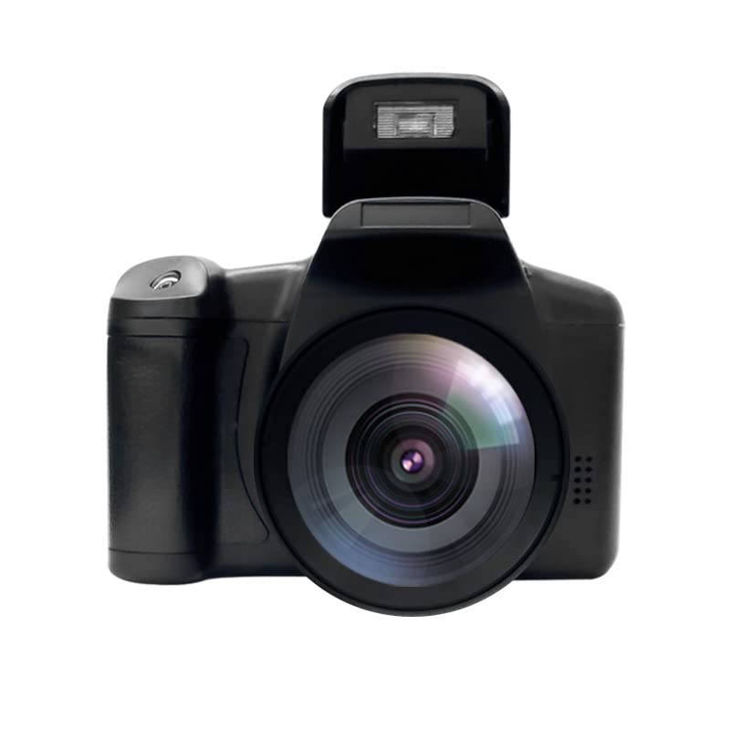 Digital Vlogging Camera HD 16x Video Camera DSLR Wide Angle Telephoto Cameras Gift Photography (Black)