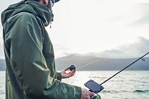 Deeper Smartphone Mount for Fishing Rod – See Phone and Keep Hands Free While Using Sonars, 12cm