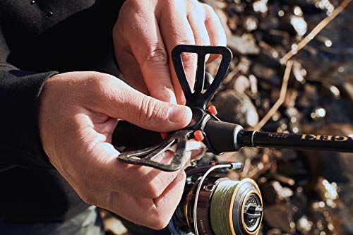 Deeper Smartphone Mount for Fishing Rod – See Phone and Keep Hands Free While Using Sonars, 12cm