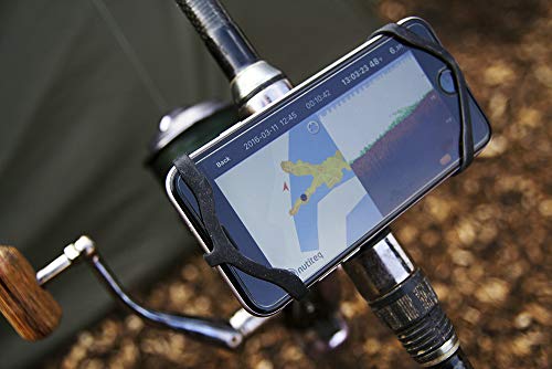 Deeper Smartphone Mount for Fishing Rod – See Phone and Keep Hands Free While Using Sonars, 12cm