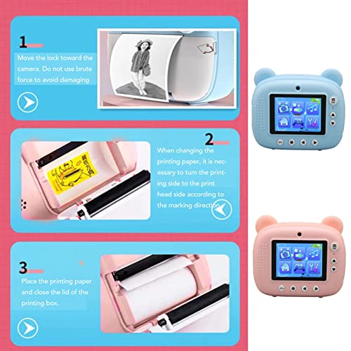 HD Kids Camera, Kids Camera Auto for Gifts (Pink)