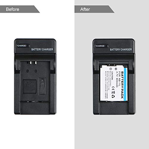 NB-11L NB-11LH Battery Charger for Canon PowerShot ELPH 110 HS, 130 HS, 340 HS, 350 HS, A2300, SX400 is, A2400 is, A2500, A3500 is, A4000 is, IXS 240 HS, IXUS 285 HS