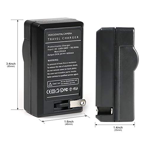 NB-11L NB-11LH Battery Charger for Canon PowerShot ELPH 110 HS, 130 HS, 340 HS, 350 HS, A2300, SX400 is, A2400 is, A2500, A3500 is, A4000 is, IXS 240 HS, IXUS 285 HS