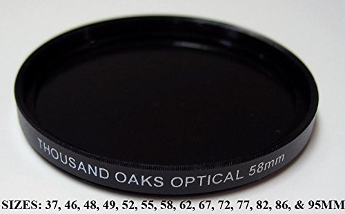 Threaded Black Polymer Solar Filter for Cameras, 77mm