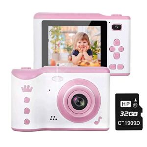 lkyboa child camera – kids digital cameras for boys girls gifts hd screen video camera for kids shockproof children selfie toy