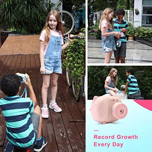 LKYBOA Pink Children's Camera -Children Digital Cameras Kid Action Camera Toddler Video Recorder Child Rechargeable Camera