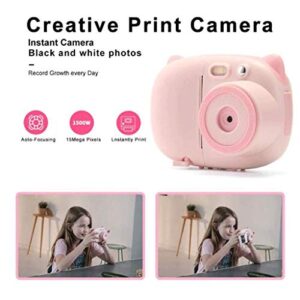 LKYBOA Pink Children's Camera -Children Digital Cameras Kid Action Camera Toddler Video Recorder Child Rechargeable Camera