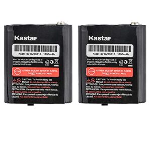 kastar 2 pack two-way radio rechargeable battery replacement for motorola em1000 53615 m53615 kebt-071-a kebt-071-b kebt-071-c kebt-071-d talkabout 5950 t4800 t4900 t5000 t5800 t9500r talkabout radios