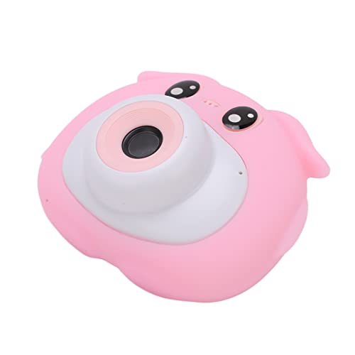 Jiawu Mini Camera for Kids, Cartoon Shape Built in 400mAh Battery Kids Camera 16 Filters for Girls for Camping(Pink)