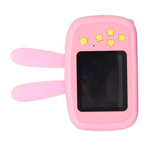 Kids Camera, Children's Cartoon Camera Mini 1080P Full HD Shockproof Bunny Appearance with Lanyard Charging Cable for Girl