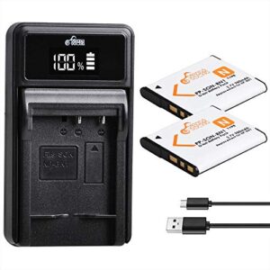 pickle power np-bn1 batteries and battery charger replacement for sony cyber-shot dsc-w800 dsc-w530 dsc-w570 dsc-w650 dsc-w830 dsc-w310 dsc-w330 dsc-tx10 tx20 tx30 dsc-wx100 dsc-w800 dsc-qx10 dsc-qx30