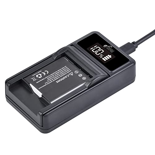 Pickle Power NP-BN1 Batteries and Battery Charger Replacement for Sony Cyber-Shot DSC-W800 DSC-W530 DSC-W570 DSC-W650 DSC-W830 DSC-W310 DSC-W330 DSC-TX10 TX20 TX30 DSC-WX100 DSC-W800 DSC-QX10 DSC-QX30