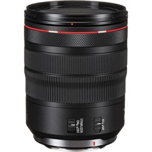 Canon RF 24-105mm f/4L is USM Lens (2963C002) + Filter Kit + Backpack + 64GB Card + Card Reader + Flex Tripod + Memory Wallet + Cap Keeper + Cleaning Kit + Hand Strap + More (Renewed)