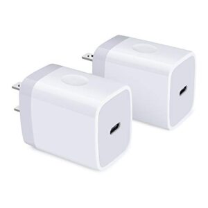 usb c charger, hootek 2pack 20w pd 3.0 wall charger power delivery type c fast charger block for iphone 14 se 13 12 11 pro max xs xr x 8 plus, ipad pro, airpods pro, pixel 6 5, galaxy note20 s22 ultra