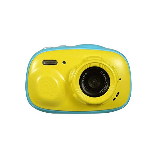 LKYBOA Child Camera -Kids Camera for Girls Gifts, Screen Shockproof Selfie Toy Camera with Flashlight,Mini (Color : Yellow)