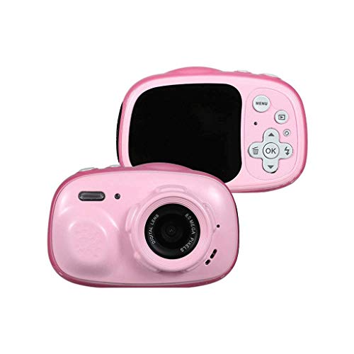 LKYBOA Child Camera -Kids Camera for Girls Gifts, Screen Shockproof Selfie Toy Camera with Flashlight,Mini (Color : Yellow)