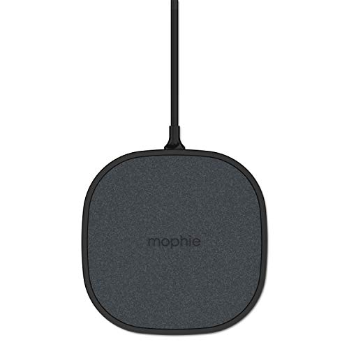 mophie Wireless 10W Charging Pad - Made for Apple Airpods, Iphone 11 Pro Max / XS Max, iPhone 11 Pro / XS, Iphone 11 / XR and Other Qi-Enabled Devices - Black, Model: 409903381