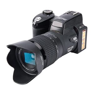 camera 24x optical zoom hd digital camera d7100 33million pixel auto focus professional dslr video camera three lens outdoor digital camera (size : with 64g sd card, color : d7100 us)