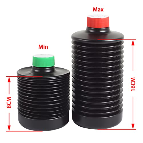 3X 1000ml Collapsible Darkroom Chemical Storage Bottles Foldable Liquid Container Film Photo Developing Processing Equipment Anti Oxidation Storage Laboratory Accessories