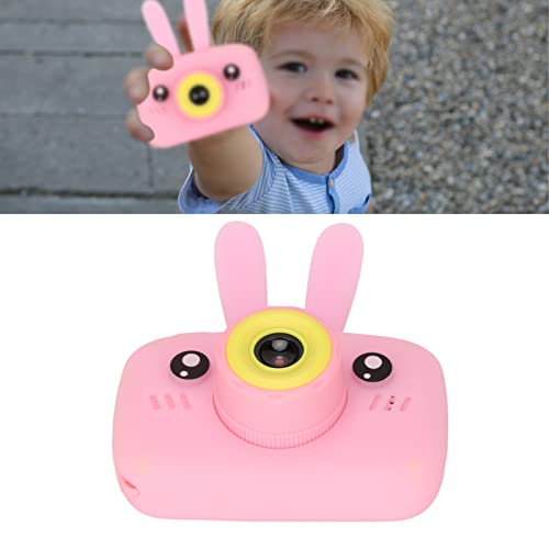 ciciglow Kids Camera, Bunny Appearance 1080P Full HD Kids Digital Camera with Lanyard, Double Protection and Shockproof, Toy Gift for 3-12 Years Old Boys&Girls