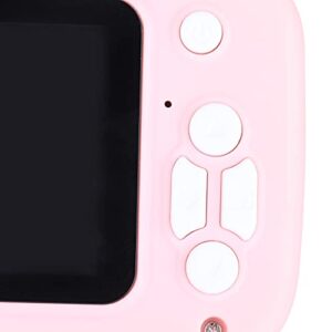 ciciglow Children's Digital Camera,1080P Video Camera,Front and Rear Dual Cameras,2.0 Inch Full Color IPS Screen,Compact and Easy to Carry,USB Mini Educational Toys(Pink)