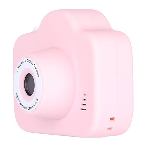 ciciglow Children's Digital Camera,1080P Video Camera,Front and Rear Dual Cameras,2.0 Inch Full Color IPS Screen,Compact and Easy to Carry,USB Mini Educational Toys(Pink)