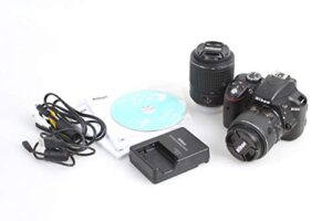 d3300 nikon 24.5 mp cmos digital slr with dx nikkor 18-55mm & 55-200mm lenses