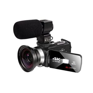 camera 4k video camera 48mp 18x digital zoom camera for vlogging 10 reflectors 3.0 degrees video camera digital camera (size : srandard, color : green)