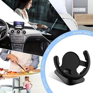 [2PCS PACK] KHTONE Car Phone Mount, Dashboard Sticker Phone Holder for it up Grip, Design fort User, Easy Clip