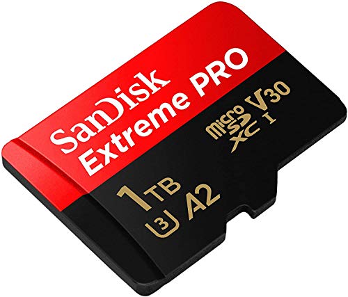 SanDisk 1TB Extreme Pro Class 10 Micro SD Card for Samsung Phone Works with Galaxy Note 20 Ultra 5G, Note20 Ultra, Note 10+, Note10 Plus 5G Bundle with (1) Everything But Stromboli Memory Card Reader