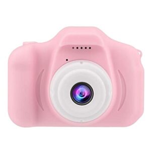 s5e5x kids camera girls toys for 3 4 5 6 7 8 year old birthday 2 inch1080p toddler camera portable children digital video camera for 3-10 year old girl with 128gb sd card (pink)