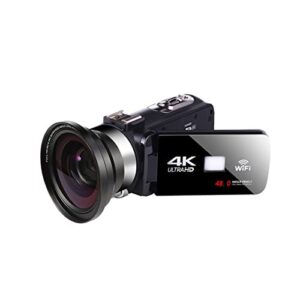 camera 4k video camera 48mp 18x digital zoom camera for vlogging 10 reflectors 3.0 degrees video camera digital camera (size : with 32g, color : a)