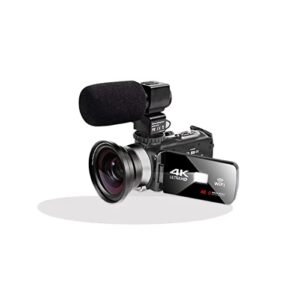 Camera 4K Video Camera 48MP 18X Digital Zoom Camera for Vlogging 10 Reflectors 3.0 Degrees Video Camera Digital Camera (Size : with 32G, Color : A)